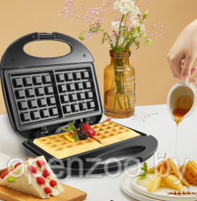 Вафельница электрическая Silver Crest Waffle Maker SC-608 750W (бельгийские вафли, венские вафли)