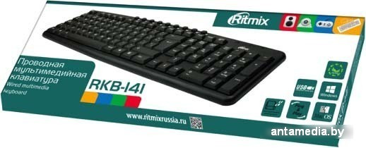 Клавиатура Ritmix RKB-141 - фото 2 - id-p208367697