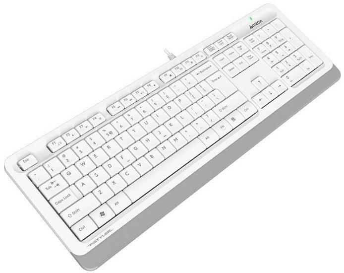 Клавиатура A4Tech Fstyler FK10 (белый/серый) - фото 3 - id-p208367724