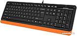 Клавиатура A4Tech Fstyler FK10 (черный/оранжевый), фото 3