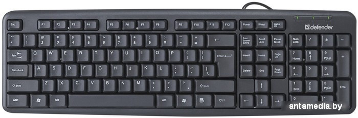 Клавиатура Defender Element HB-520 USB (черный) - фото 1 - id-p208367758