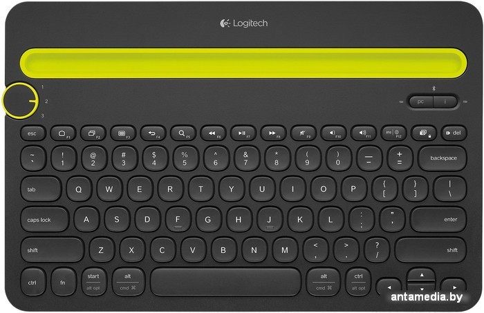Клавиатура Logitech Bluetooth Multi-Device Keyboard K480 Black (920-006368) - фото 1 - id-p208367775