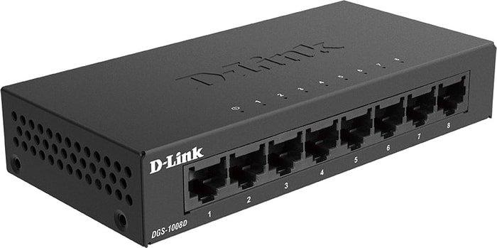 Неуправляемый коммутатор D-Link DGS-1008D/K2A - фото 2 - id-p208366728