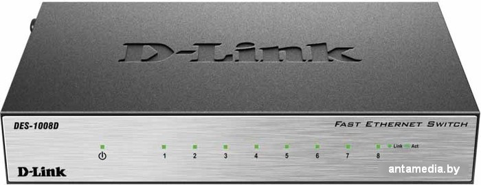 Неуправляемый коммутатор D-Link DES-1008D