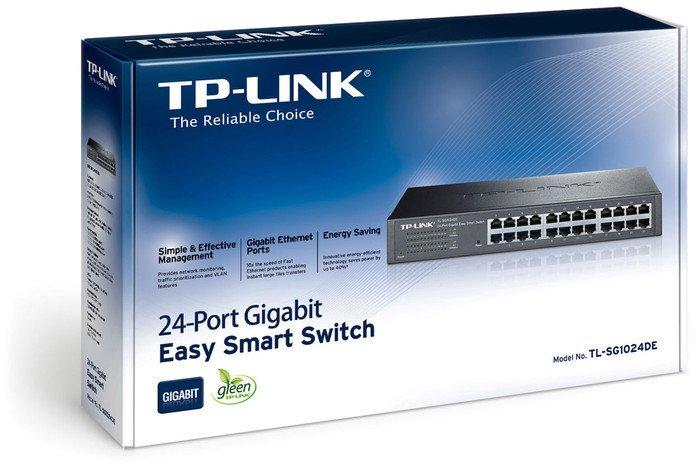 Настраиваемый коммутатор TP-Link TL-SG1024DE - фото 3 - id-p208366800