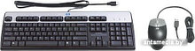 Мышь + клавиатура HP USB Keyboard and Optical Mouse Kit Russian (638214-B21)