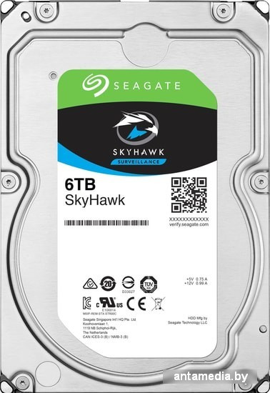 Жесткий диск Seagate Skyhawk 6TB ST6000VX001 - фото 1 - id-p208368613