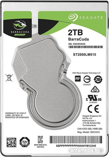 Жесткий диск Seagate Barracuda 2TB [ST2000LM015]