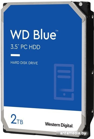 Жесткий диск WD Blue 2TB WD20EZBX - фото 1 - id-p208368636