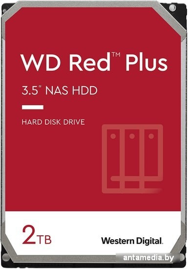 Жесткий диск WD Red Plus 2TB WD20EFZX