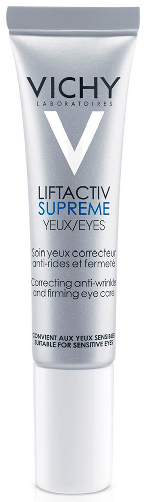 Крем-уход для контура глаз Vichy Виши Liftactiv Supreme Eyes против морщин и для упругости кожи, 15 мл - фото 1 - id-p208314160