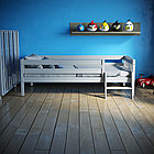 Кровать односпальная с бортиком и лестницей Эрни 90х200, фото 7