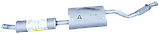 Глушитель УАЗ-23602,2363 дв.ЗМЗ-40906,409051 с резонатором АВТОГЛУШИТЕЛЬ 2360-1201008, фото 4