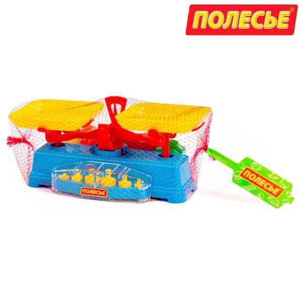 Игровой набор "Весы" + набор продуктов (12 элементов) (в сеточке) - фото 2 - id-p208383423