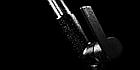 Смеситель для мойки с выдвижным изливом Deante Silia, сталь-черный, фото 4