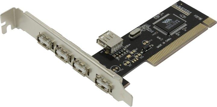 Контроллер Orient DC-602 (OEM) PCI USB2.0 4 port-ext 1 port-int - фото 1 - id-p208384873