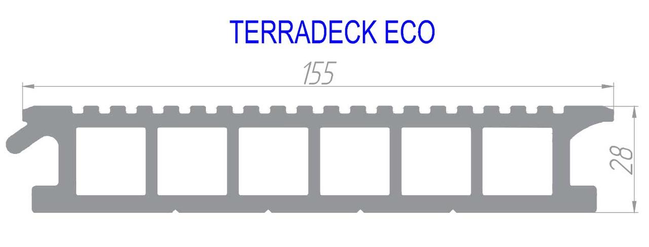 Террасная доска дпк ECO - фото 3 - id-p208145007