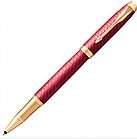 Ручка-роллер PARKER IM Premium Red GT, черные чернила