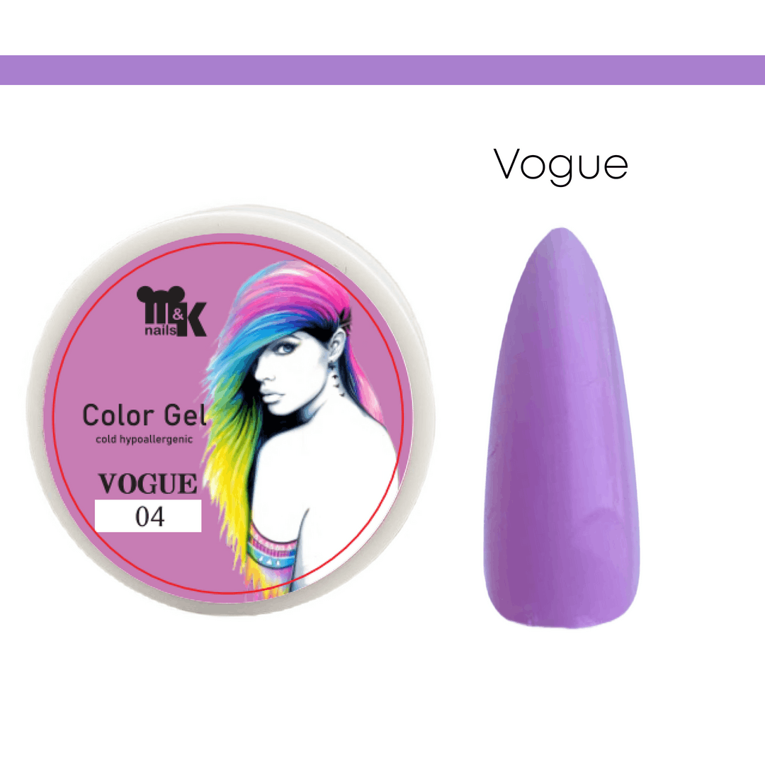 M&K Гель Vogue  Color для наращивания #04  15мл