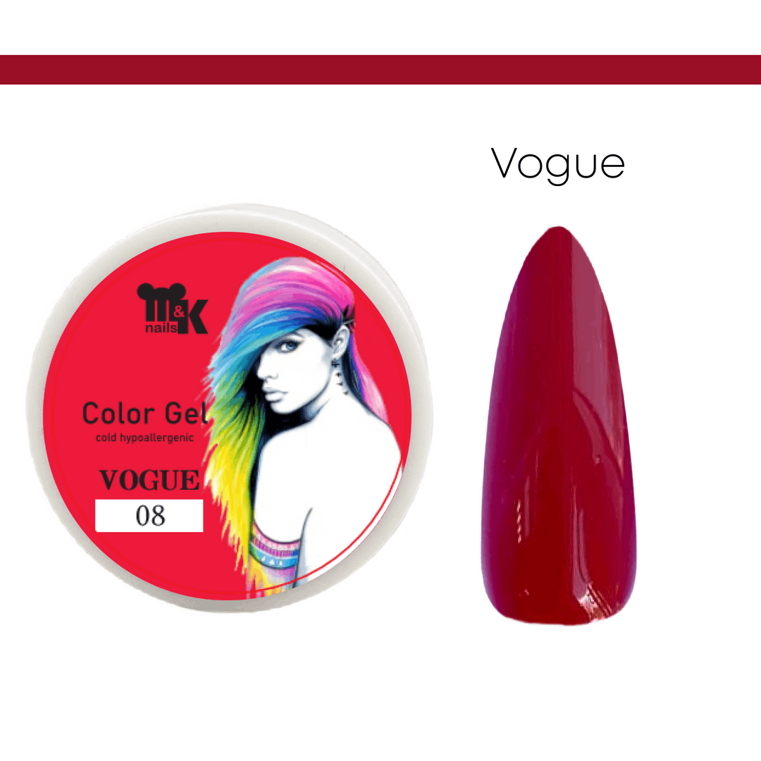 M&K Гель Vogue  Color для наращивания #08  15мл