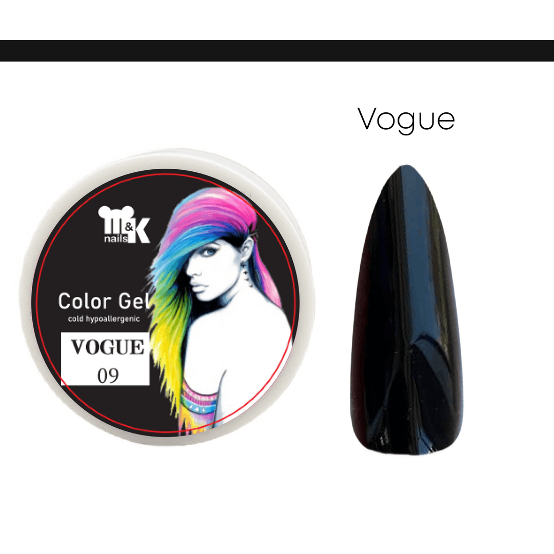 M&K Гель Vogue  Color для наращивания #09  15мл
