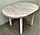 Стол обеденный на металлокаркасе серии "Т" из постформинга, массива дуба или ЛДСП с выбором размера и цвета, фото 10