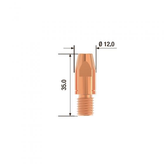 Контактный наконечник Fubag M10х35 мм CuCrZr D=1.4 мм (25 шт.) [FB.CTM10.35-14] - фото 1 - id-p208400913