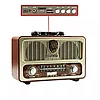 Радиоприемник ретро Meier M-111BT с пультом ДУ    Цвет : коричневый со светлой вставкой, коричневый с тёмной, фото 4
