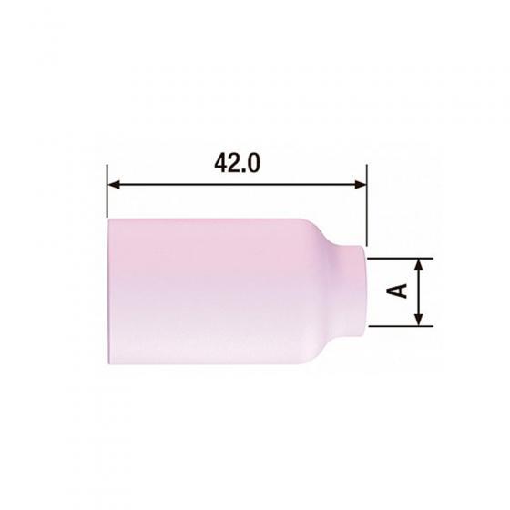 Сопло керамическое Fubag для газовой линзы №4 ф6 FB TIG 17-18-26 (10 шт.) [FB54N18]