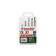 Набор сверл 5-8мм Hammer Flex 202-912 DR set No12 HEX