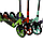 Детский двухколесный самокат Scooter 3625 ВИ складной на больших колесах, самокаты для детей и подростков, фото 2