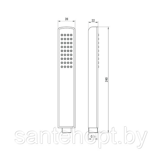 Душевая система скрытого монтажа Deante Hiacynt хром - фото 3 - id-p208407363