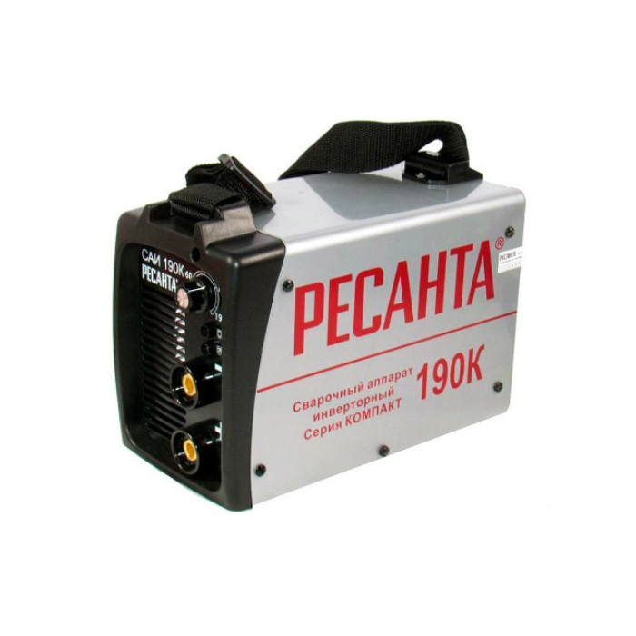 Сварочный аппарат инверторный Ресанта САИ-190К (компакт) - фото 1 - id-p208403586