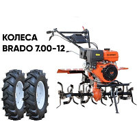 Культиватор SKIPER SP-1000S + колеса BRADO 7.00-12 (комплект)