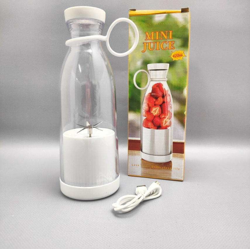 Портативный ручной бутылка-блендер для смузи Mini Juice А-578, 420 ml - фото 7 - id-p208411509