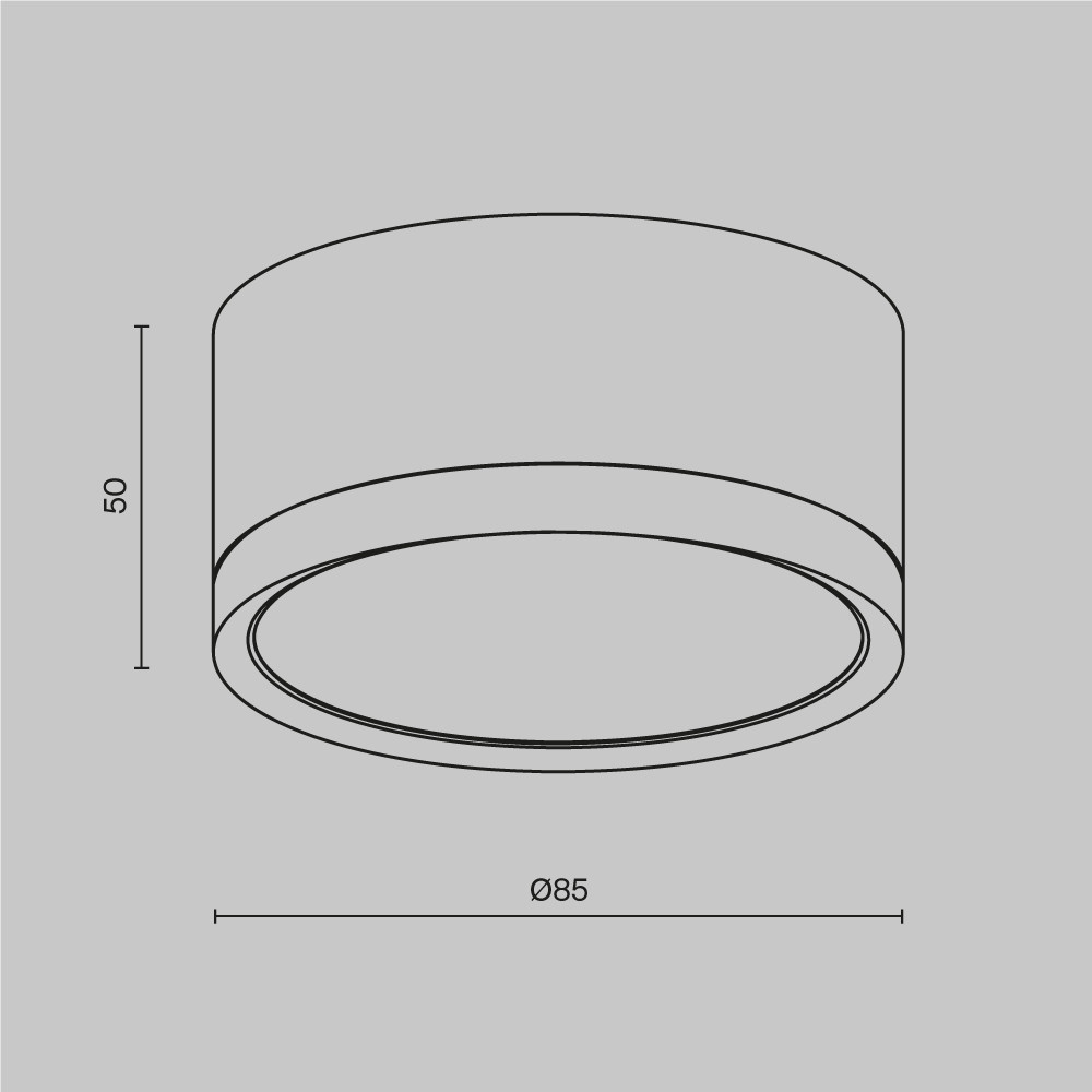 Потолочный светильник Hoop GX53 1x15Вт - фото 3 - id-p208411486