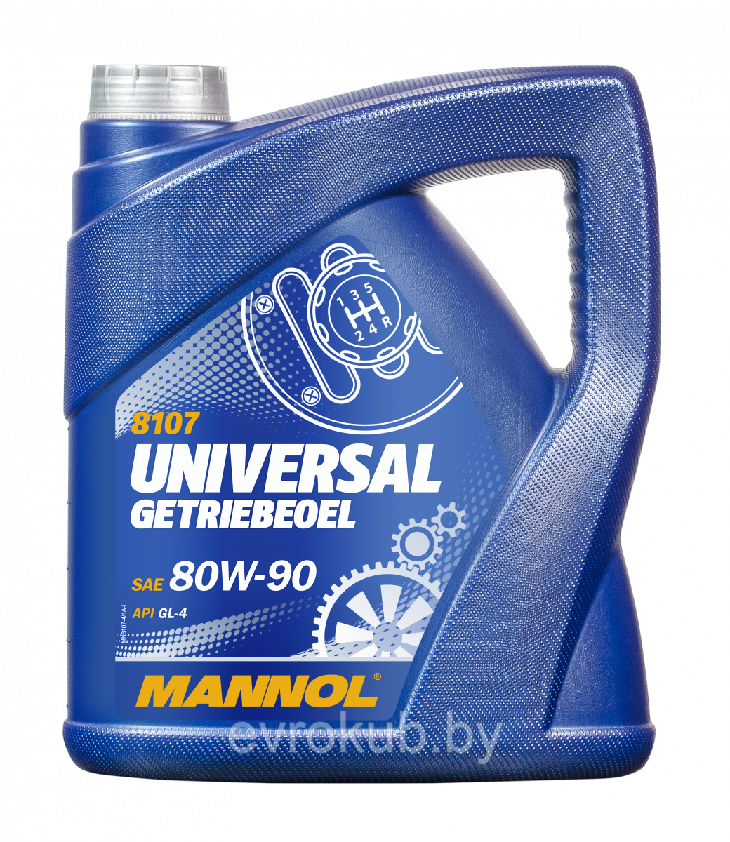 Масло трансмиссионное Mannol Universal 80W-90 GL-4 8107 (4 литров) - фото 1 - id-p208416114