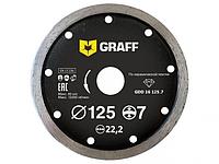 Диск Graff GDD 16 125.7 алмазный для керамической плитки 125х7х2.0х22.23mm