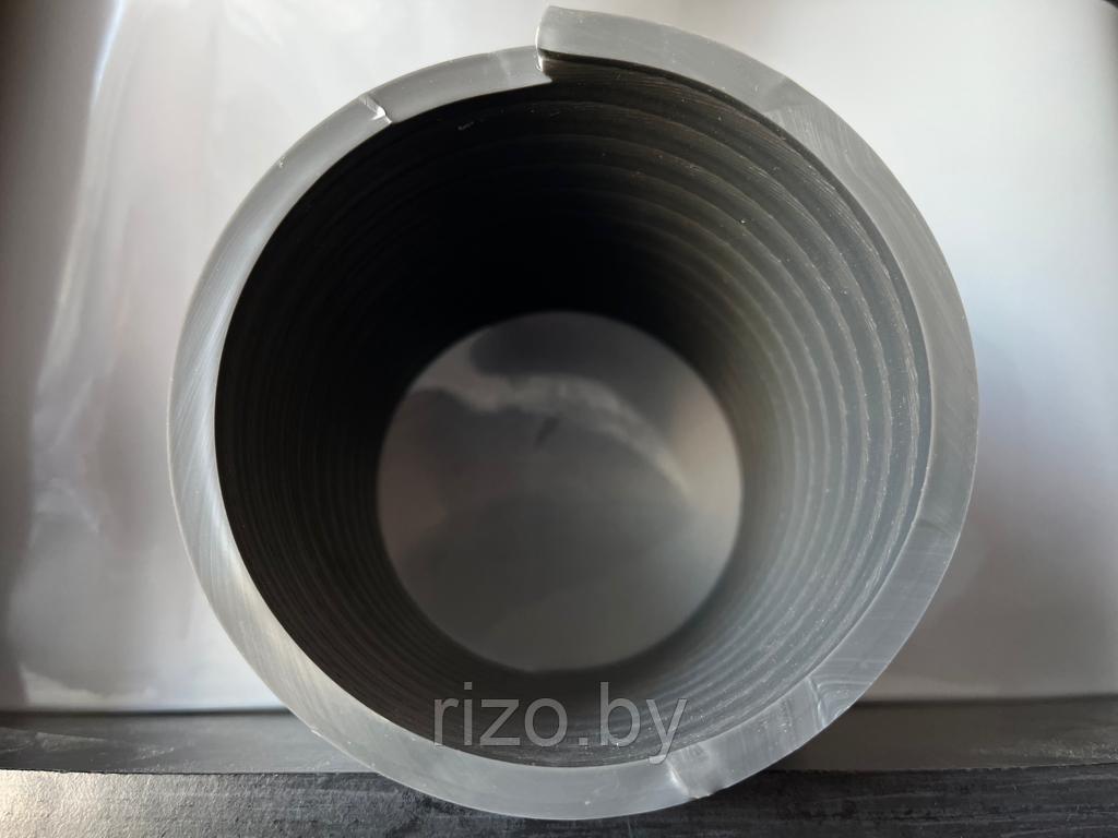 Ассенизаторский шланг, спиральный, армированный ПВХ, гибкий 65х78 мм., фото 1