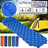 Туристический сверхлегкий матрас со встроенным насосом SLEEPING PAD и воздушной подушкой, фото 2