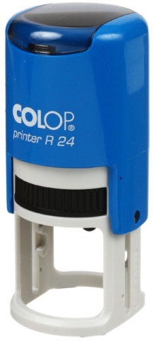 Автоматическая оснастка Colop R24 для клише печати ø24 мм, корпус синий - фото 1 - id-p208361552