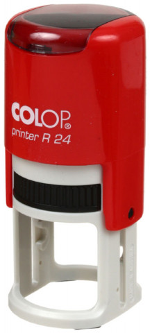 Автоматическая оснастка Colop R24 для клише печати ø24 мм, корпус красный - фото 1 - id-p208361553