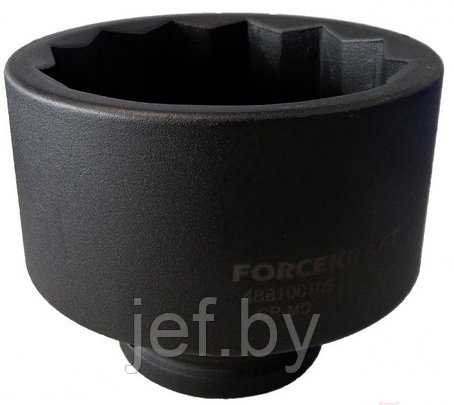 Головка ударная глубокая 1" 100мм 12 гранная FORCEKRAFT FK-488100100, фото 2