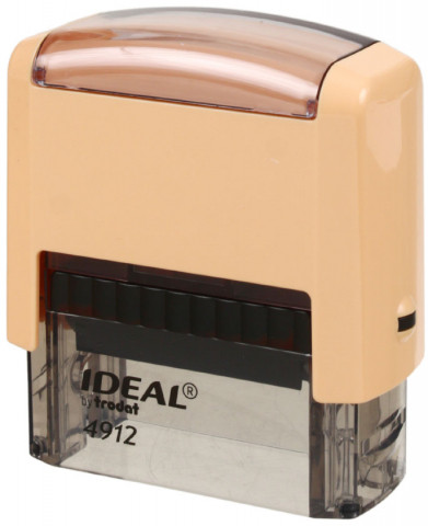 Автоматическая оснастка Ideal 4912 для клише штампа 47*18 мм, корпус кремовый - фото 1 - id-p208361584