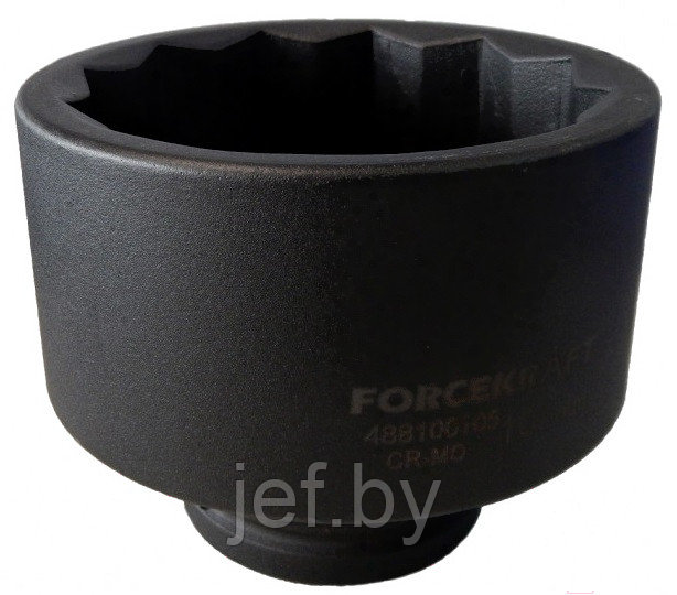 Головка ударная глубокая 1" 100мм 12 гранная FORSAGE F-488100100