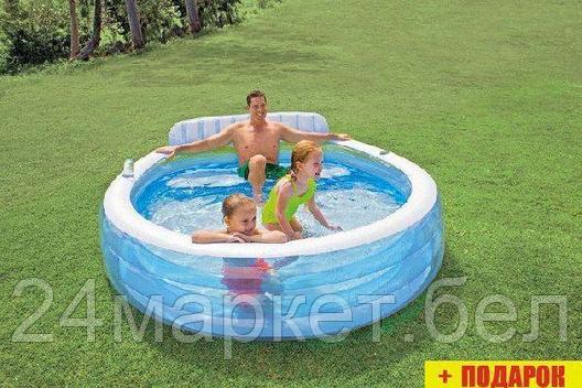 Надувной бассейн Intex Swim Center Family Lounge 224x216x76 (57190), фото 2