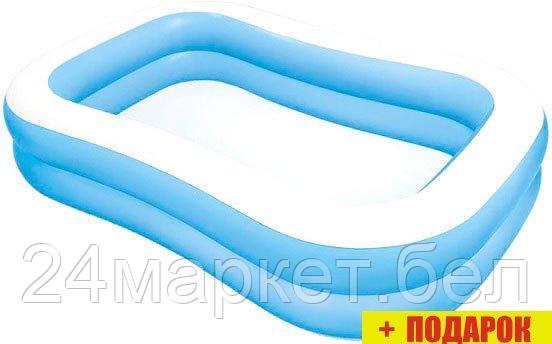 Надувной бассейн Intex Swim Center 57180 (203х152x48, голубой) - фото 1 - id-p208443329