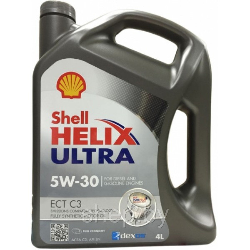 Моторное масло SHELL HELIX ULTRA ECT C3 5W-30 4L - фото 1 - id-p208444596