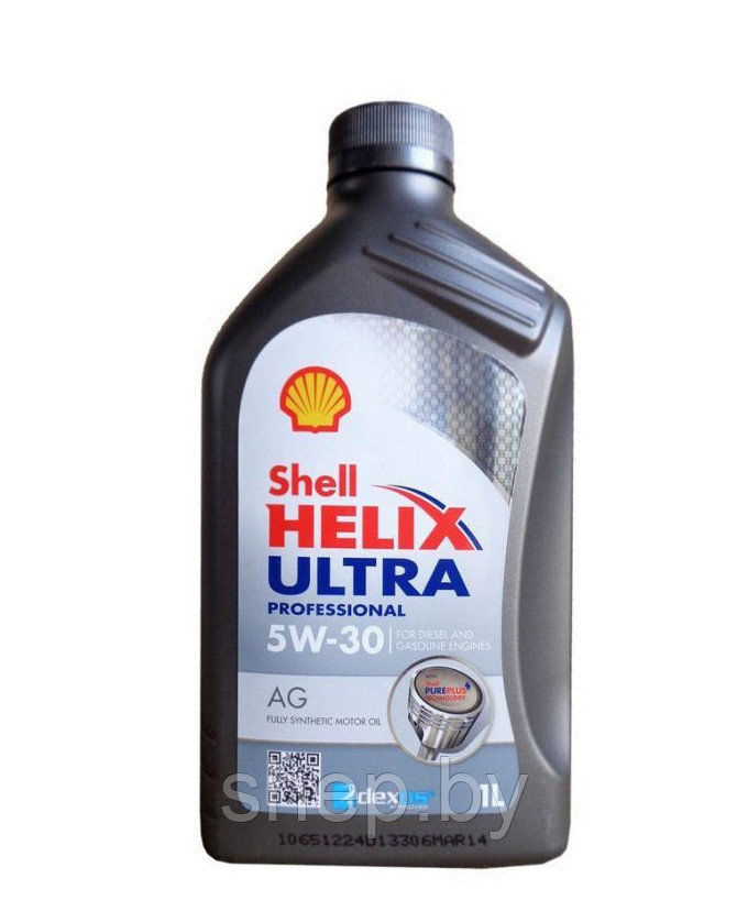 Моторное масло SHELL HELIX ULTRA 5W-30 1L - фото 1 - id-p208444612