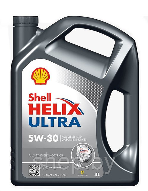 Моторное масло SHELL HELIX ULTRA 5W-30 4L - фото 1 - id-p208444749